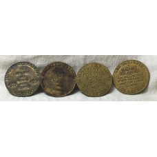 UNITED STATES OF AMERICA . VARIETY OF TOKENS . SCARCE